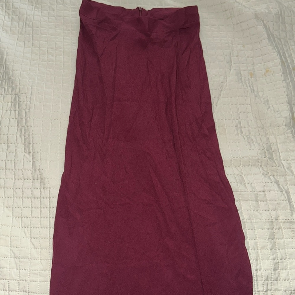 Olivaceous maxi skirt